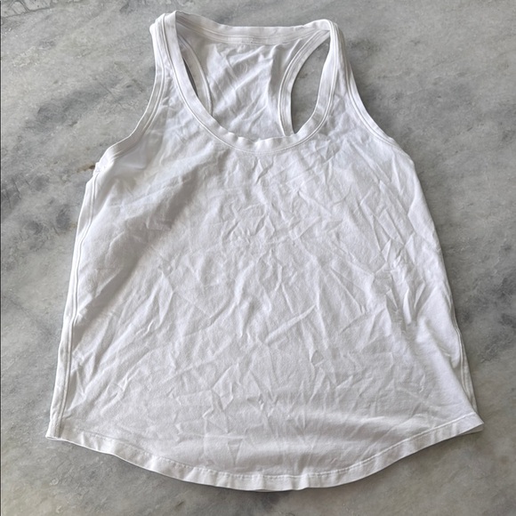 White Sleeveless Women's Lululemon Top - Picture 1 of 3